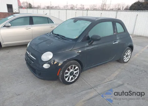 2017 Fiat 500C Pop from USA, damaged, VIN 3C3CFFLR6HT505990